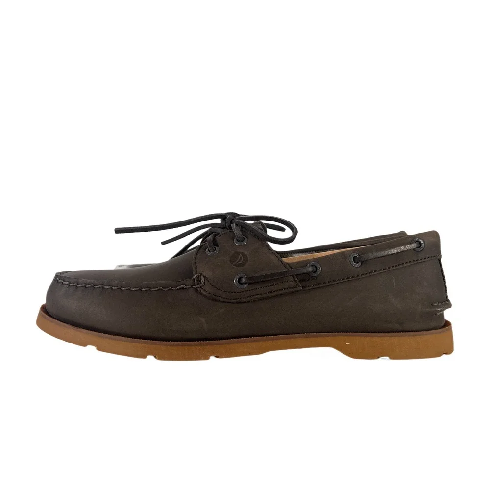 Sperry Men's Leeward‎ 2-Eye Houndstooth Boat Shoes Blue 11.5 wide